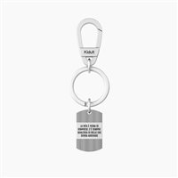 Portachiavi Kidult Uomo Philosophy in Acciaio 781003 - 781003